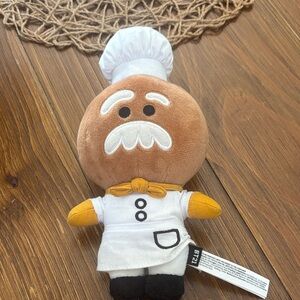 BT21 Cooky Chef Brown Plush Toy - Cute Brown Chef Stuffed Animal